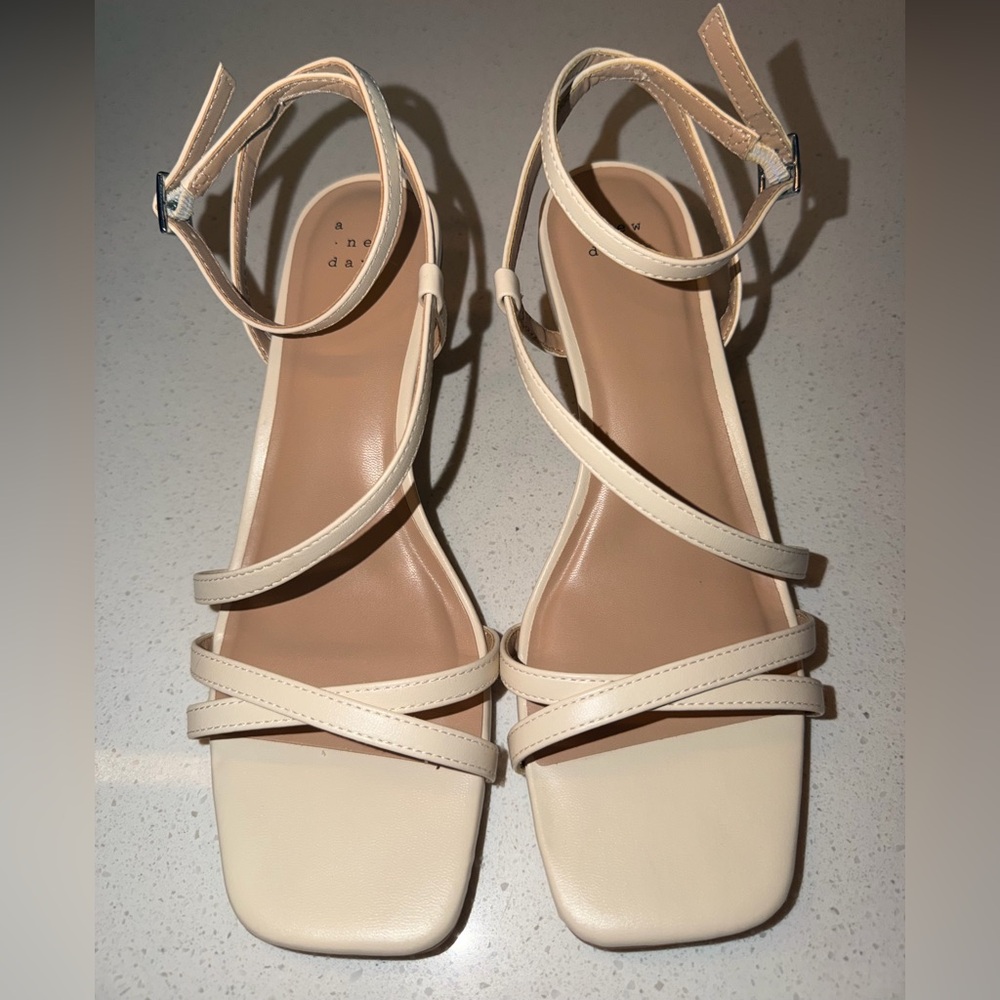 A New Day Strappy Kitten Heel Sandals